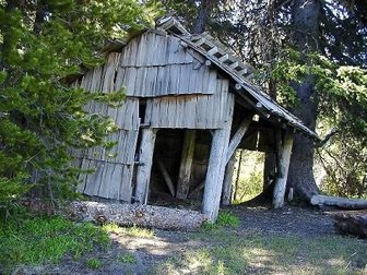 Shelter in the middle of Elk Meadows